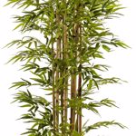 Bambus artificial in ghiveci negru - 175 cm
