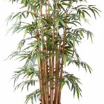 Bambus artificial in ghiveci negru - 145 cm