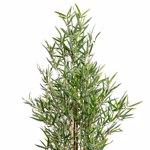 Bambus artificial MINI x7 cu trunchi natural - 120 cm