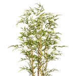 Bambus artificial x7 cu trunchi natural UV - 180 cm