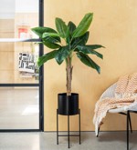 Bananier artificial decorativ in ghiveci - 110 cm