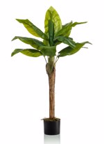 Bananier artificial decorativ in ghiveci - 110 cm