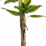 Bananier artificial decorativ x2 in ghiveci - 140 cm