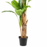 Bananier artificial decorativ x3 in ghiveci - 210 cm