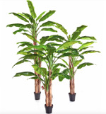 Bananier artificial decorativ in ghiveci - 240 cm
