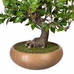 Bonsai artificial Ficus in ghiveci ceramic - 50 cm