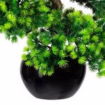 Bonsai artificial Larch x5 in ghiveci ceramic - 37 cm