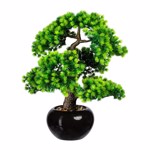 Bonsai artificial Larch x7 in ghiveci ceramic - 48 cm