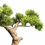 Bonsai artificial Pine in ghiveci - 40 cm