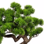 Bonsai artificial Pine in ghiveci din plastic - 40 cm