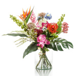 Buchet flori artificiale exotice - 65 cm 