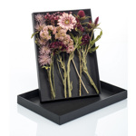 Buchet flori artificiale mov (giftbox) - 30 cm