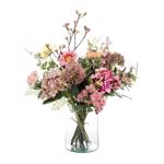 Buchet flori artificiale roz - 65 cm 