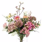 Buchet flori artificiale roz - 65 cm 
