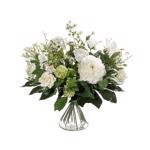 Buchet flori artificiale verde-crem - 65 cm 