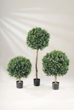 Buxus artificial decorativ Ø 40cm Boxwood in ghiveci - 55 cm