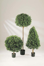 Buxus artificial decorativ Ø 50cm Boxwood in ghiveci - 65 cm