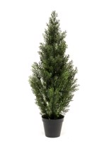 Buxus artificial in ghiveci UV Cedar - 90 cm
