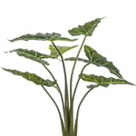 Copac artificial Alocasia frydek cu 7 frunze - 100 cm