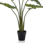 Copac artificial Alocasia frydek cu 7 frunze - 100 cm