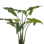Copac artificial Alocasia frydek cu 9 frunze - 120 cm