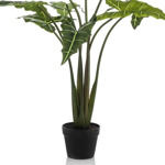 Copac artificial Alocasia frydek cu 9 frunze - 120 cm
