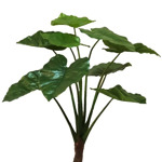 Copac artificial Alocasia x1 cu 9 frunze - 90 cm