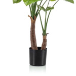 Copac artificial Alocasia x2 cu 14 frunze - 110 cm