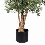 Copac artificial Aralia (Polyscias) cu trunchi natural - 110 cm