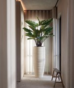 Copac artificial Colocasia cu 14 frunze - 130 cm