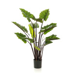 Copac artificial Colocasia cu 14 frunze - 130 cm