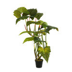 Copac artificial Colocasia cu 14 frunze - 175 cm