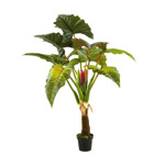 Copac artificial Colocasia cu 9 frunze - 160 cm