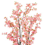 Copac artificial cu flori Cherry roz - 210 cm