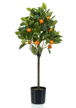 Copac artificial de portocale in ghiveci - 75 cm