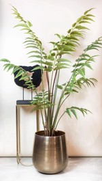 Copac artificial feriga Leather in ghiveci - 150 cm