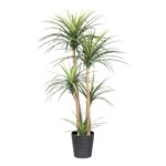 Copac artificial x3 Dracaena in ghiveci - 160 cm