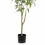 Eucalipt artificial decorativ Globulus in ghiveci - 115 cm