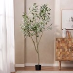 Eucalipt artificial decorativ Globulus in ghiveci - 195 cm