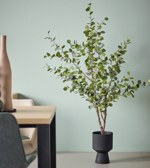 Eucalipt artificial decorativ in ghiveci - 140 cm
