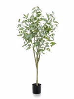 Eucalipt artificial decorativ Globulus in ghiveci - 150 cm