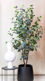 Eucalipt artificial decorativ in ghiveci - 180 cm