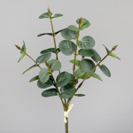 Set x2 eucalipt artificial verde pudrat - 30 cm
