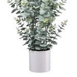 Eucalipt artificial verde pudrat in ghiveci - 95 cm