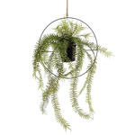 Feriga artificiala decorativa cu sfoara pentru agatat - 90 cm