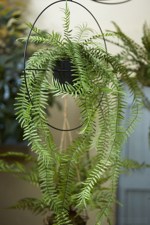 Feriga artificiala decorativa cu sfoara pentru agatat - 90 cm