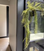Feriga artificiala decorativa cu sfoara pentru agatat - 90 cm