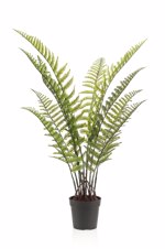 Feriga artificiala decorativa UV in ghiveci - 90 cm