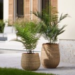 Feriga artificiala decorativa UV in ghiveci - 90 cm