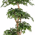 Ficus artificial Benjamina cu trunchi natural - 170 cm
